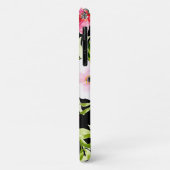 Lush tropische rode roze bloemen bladeren Case-Mate iPhone case (Achterkant/links)
