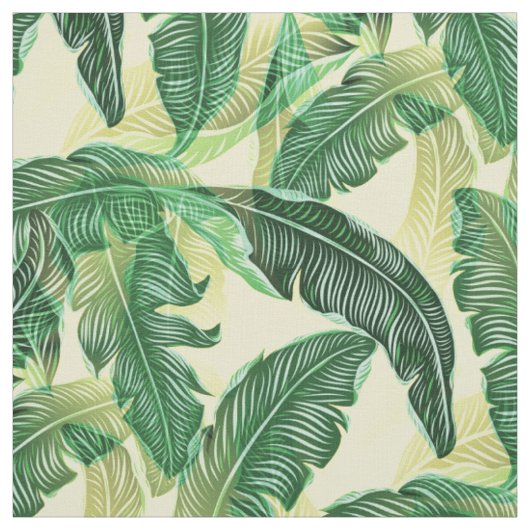 Lush Warm Oerwoud Leaves Fabric Stof (Swatch)