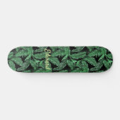 Lush Warm Oerwoud Leaves Persoonlijk Skateboard (Horizontaal)