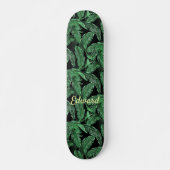 Lush Warm Oerwoud Leaves Persoonlijk Skateboard (Voorkant)