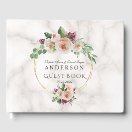 Lush Waterverf Olive Branches Wreath Wedding Gastenboek