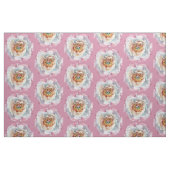 Lush White Peonies Pattern Stof (Fat Quarter)