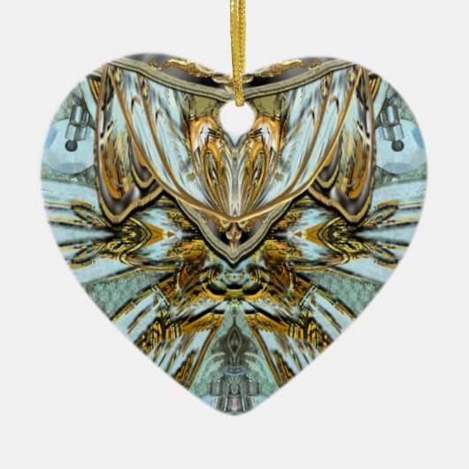 LushFlow Elegant Lady Keramisch Ornament (Voorkant)