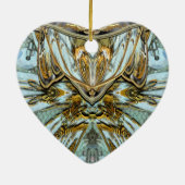 LushFlow Elegant Lady Keramisch Ornament (Achterkant)