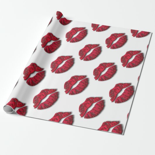 Lushious Lips Cadeaupapier (Uitgerold)