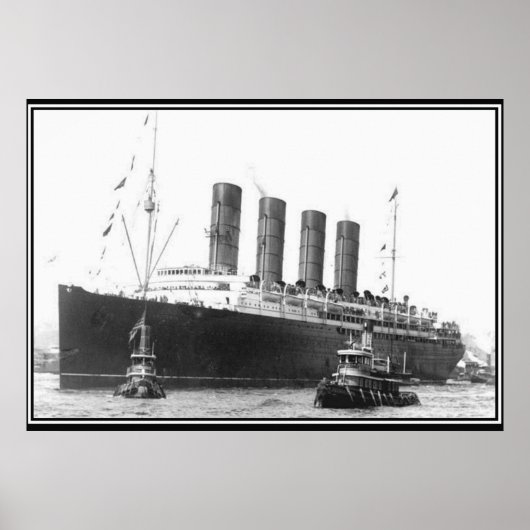 Lusitania 1906  Foto Poster (Voorkant)