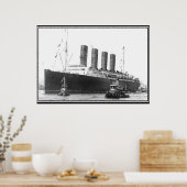 Lusitania 1906  Foto Poster (Keuken)