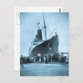 Lusitania Arrives in New York  Briefkaart (Voorkant / Achterkant)