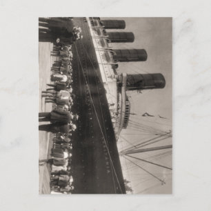 Lusitania Arrives New York City 1907 Briefkaart