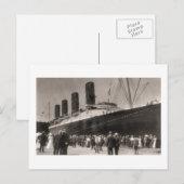 Lusitania Arrives New York City 1907 Briefkaart (Voorkant / Achterkant)