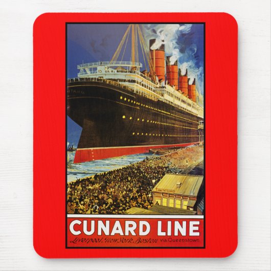 Lusitania Departing Muismat (Voorkant)