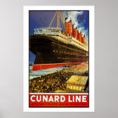 Lusitania Departing Poster (Voorkant)