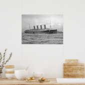 Lusitania DeParts New York Poster (Keuken)