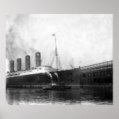 Lusitania Docking Poster (Voorkant)