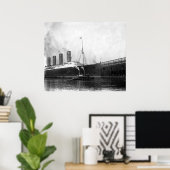 Lusitania Docking Poster (Thuiskantoor)