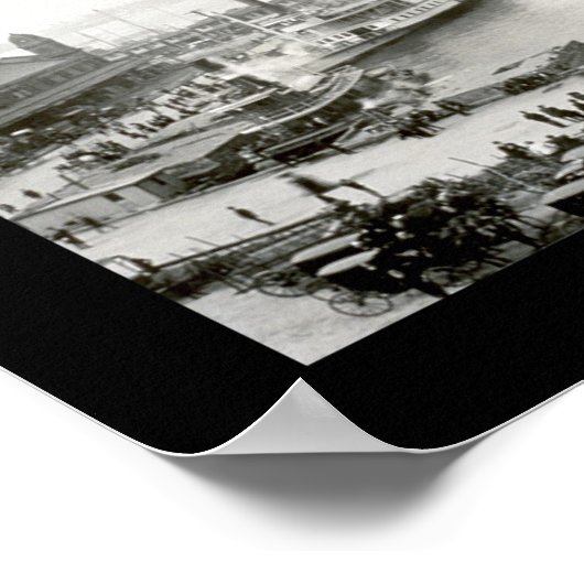 Lusitania End Voyage Foto 1907 Poster (Hoek)