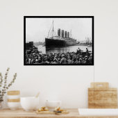 Lusitania Spectators 1907 Poster (Keuken)