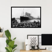 Lusitania Spectators 1907 Poster (Thuiskantoor)