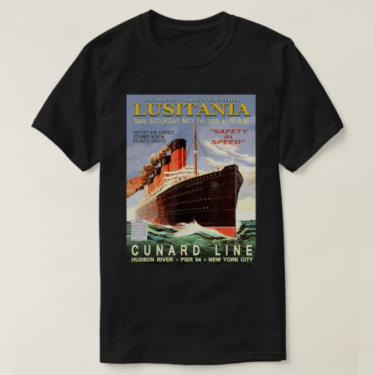  Lusitania T-shirt (Design voorkant)