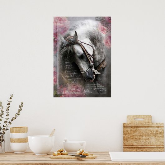 Lusitano Horse - Poster (Keuken)