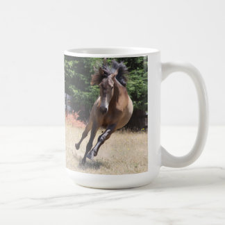 Lusitano-paard in vrijheid mok