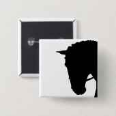 Lusitano Vierkante Button 5,1 Cm (Voorkant /achterkant)