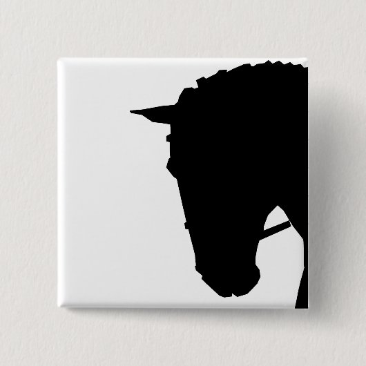 Lusitano Vierkante Button 5,1 Cm (Voorkant)