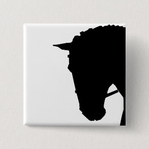 Lusitano Vierkante Button 5,1 Cm