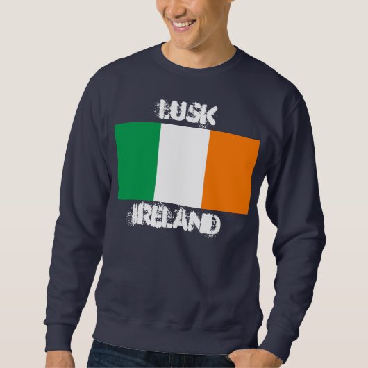 Lusk, Ierland met Ierse vlag Trui (Voorkant)