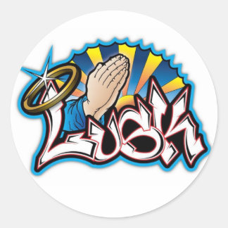 Lusk Ronde Sticker