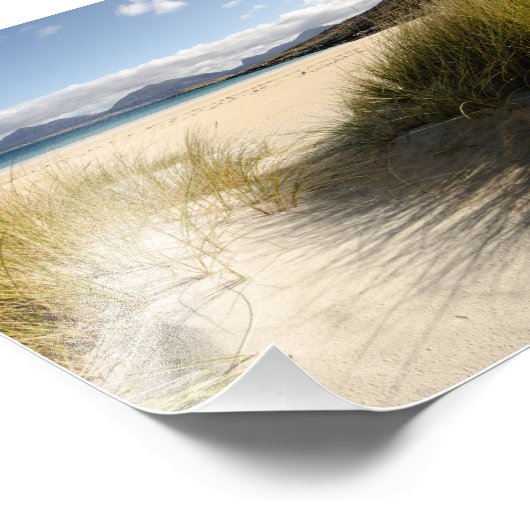 Luskentyre Beach Foto Afdruk (Hoek)