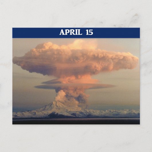 Lusse belastingdag voor Hoesje Briefkaart (Voorkant)