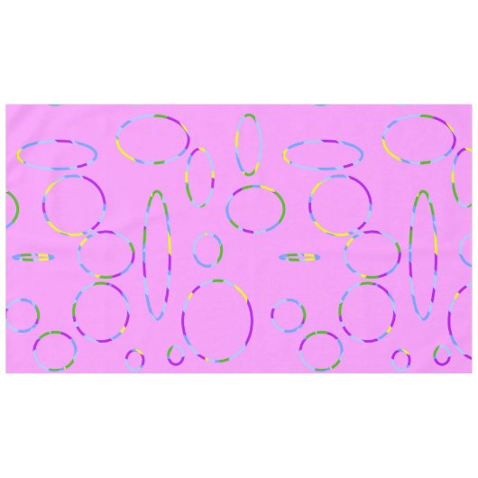 Lussen op roze tafelkleed (Voorkant (Horizontaal))