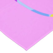 Lussen op roze tafelkleed (Gekanteld)