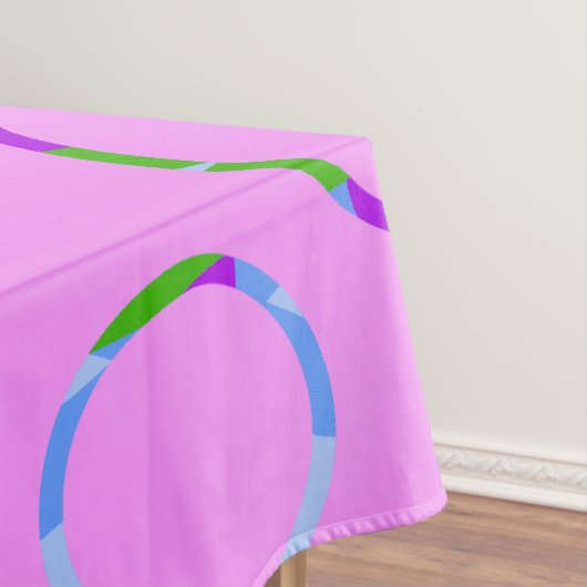 Lussen op roze tafelkleed (Voorbeeld)