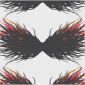 Lust Abstract 7 Deadly Sins Alcohol Ink Art Sticker (Voorkant)