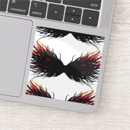 Lust Abstract 7 Doodzonde Alcoholinkt Kunst Sticker