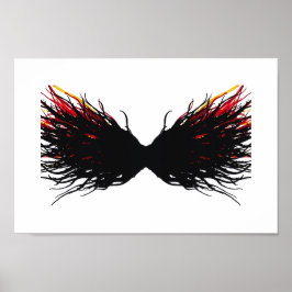 Lust Abstracte 7 Doodzonden Alcohol Ink Art Poster