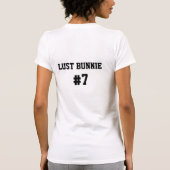 Lust Bunnie #7 T-shirt (Achterkant)
