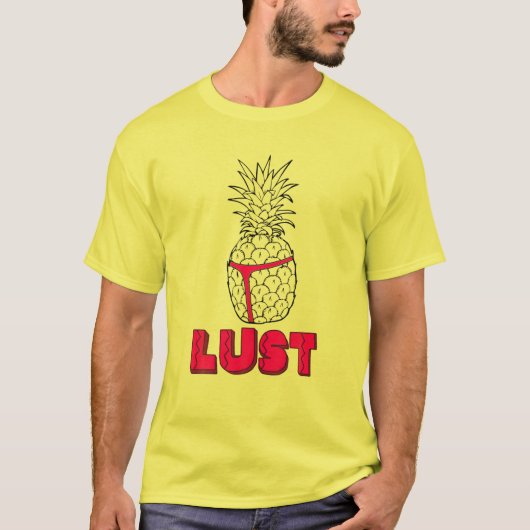 Lust for Pineapple Funny TV Parody Vacation Stuff T-shirt (Voorkant)
