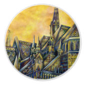 Lust in ruimte keramische knop (Voorkant)