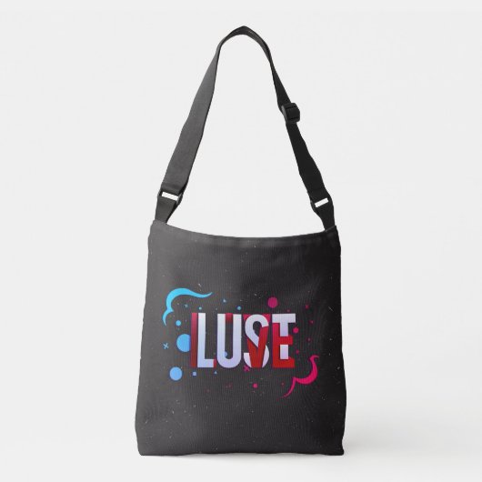 Lust Love - Colofull Mix Edition Crossbody Tas (Voorkant)