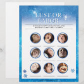 Lust of arbeid [Sneeuwblauw] Briefhoofd (Voorkant / Achterkant)