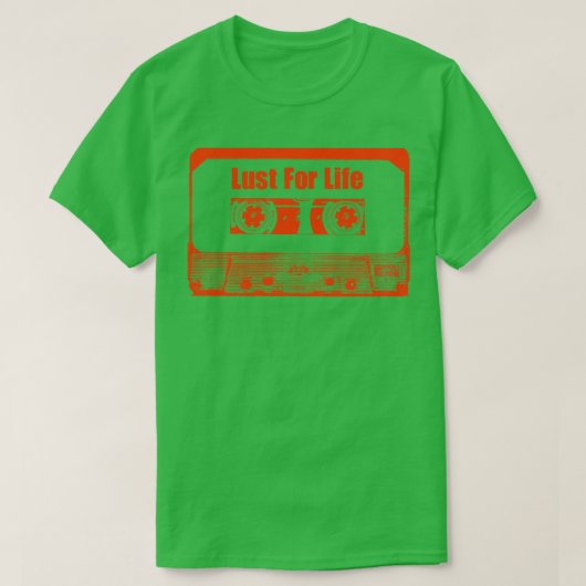 Lust voor het leven Cassettebandje T-shirt (Design voorkant)