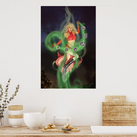 luster_poster, met handtekening poster (Keuken)