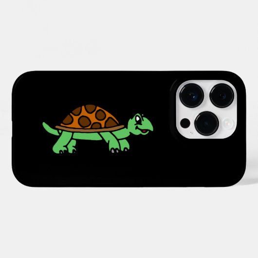 Lustiege Schildkröte Case-Mate iPhone Case (Achterkant (horizontaal))
