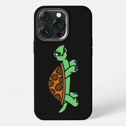 Lustiege Schildkröte iPhone Hoesje (Achterkant)