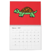 Lustiege Schildkröte Kalender (Feb 2027)