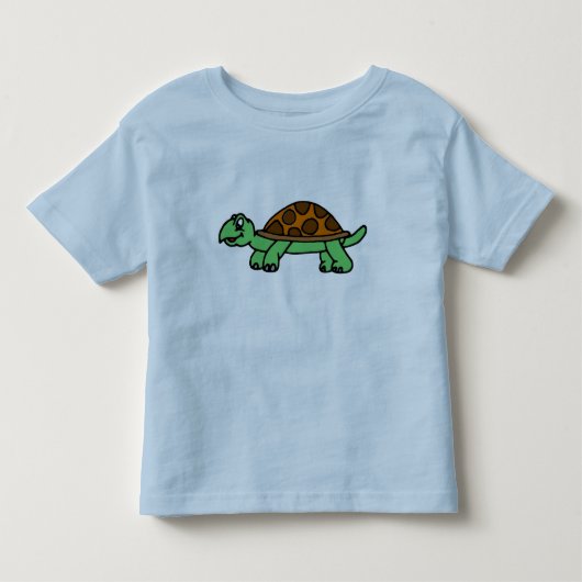 Lustiege Schildkröte Kinder Shirts (Voorkant)
