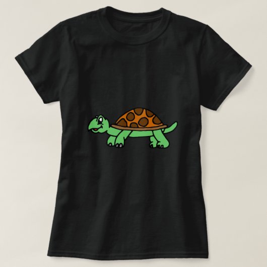 Lustiege Schildkröte T-shirt (Design voorkant)